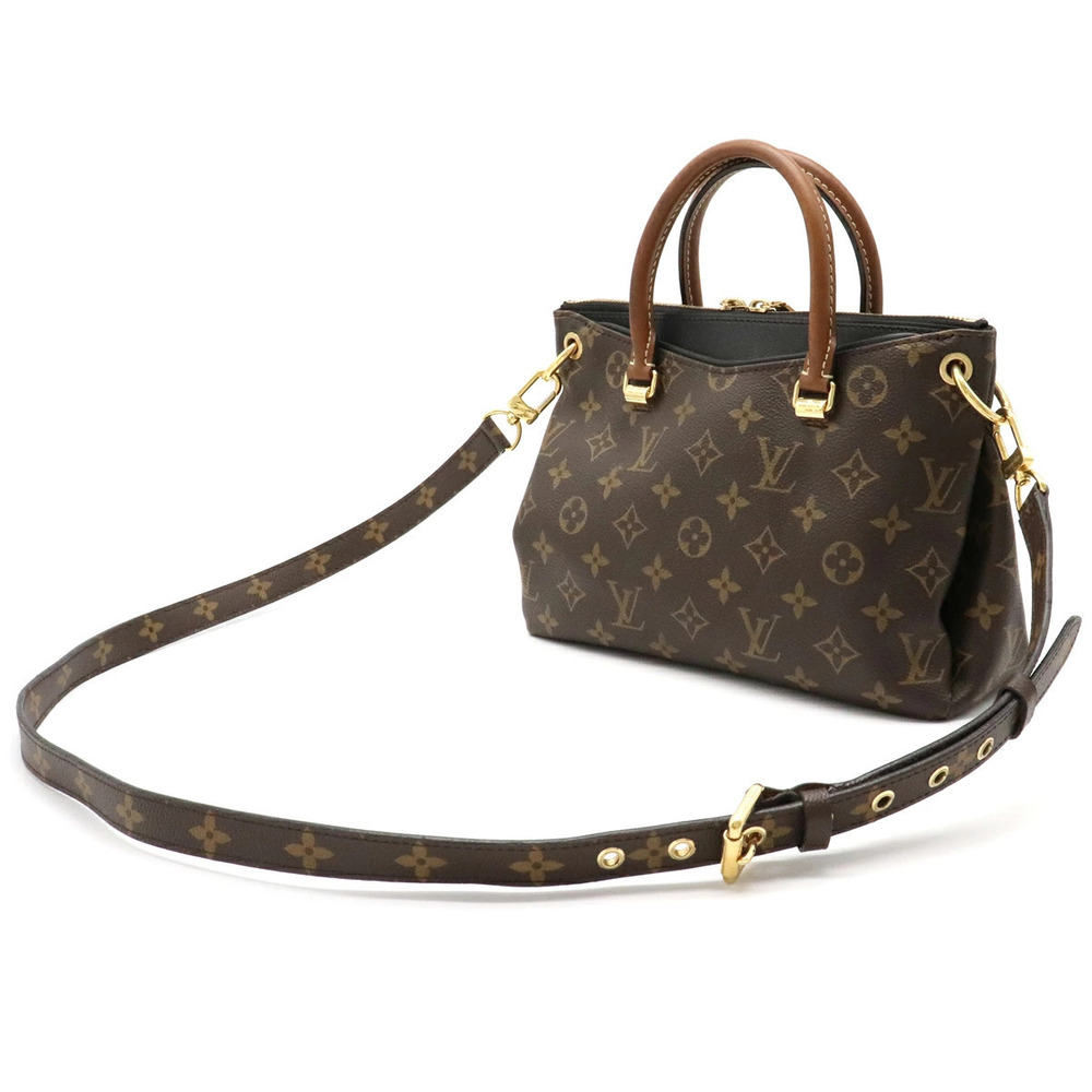 Louis Vuitton Black Shoulder Bag Monogram 2way Pallas Noir Crossbody Black